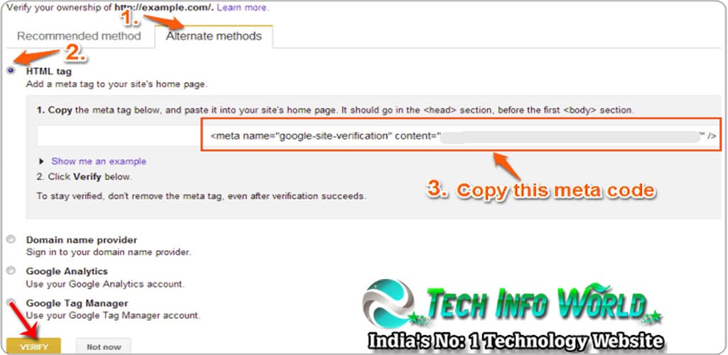How to Submit Your Website On Google Webmaster Tools 2025 google webmaster tools verify ownership