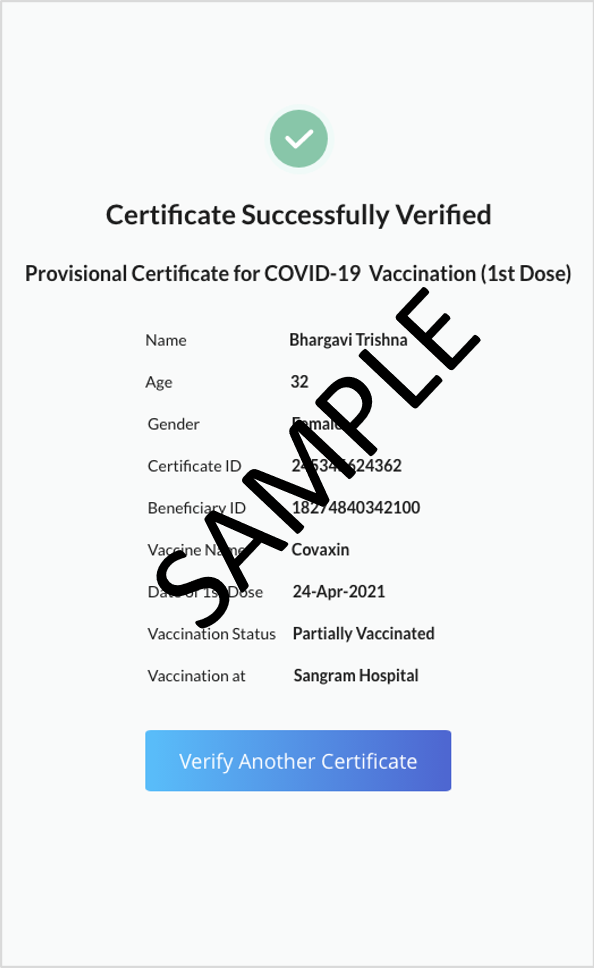 How to Verify Covid Vaccine Certificate Online in Tamilnadu 2025 covid vaccine certificate verify online