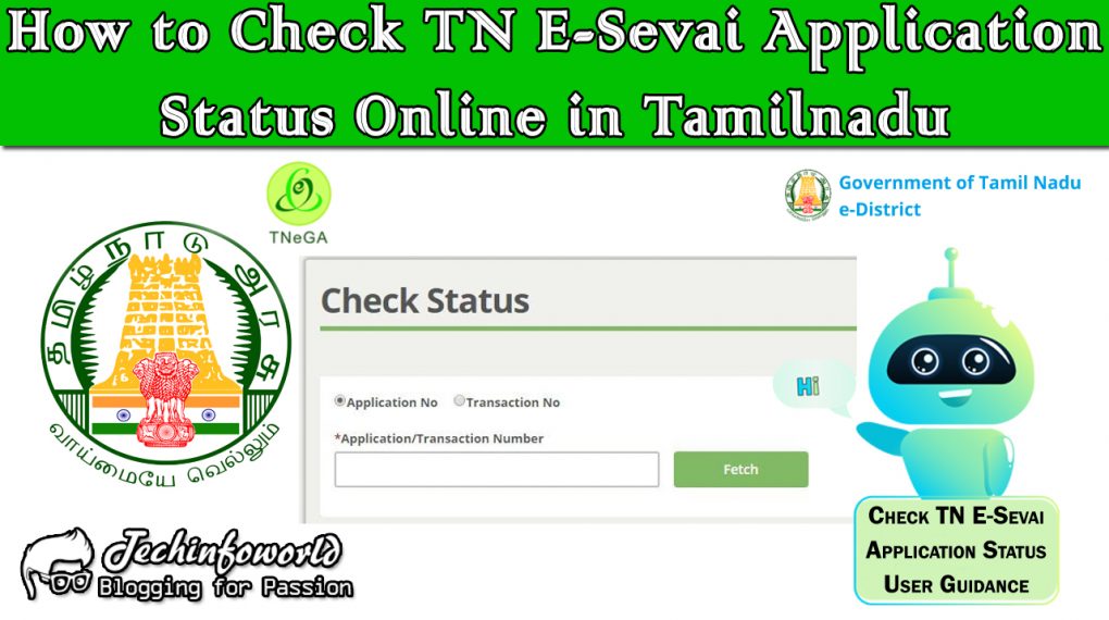 How to Check TN ESevai Application Status Online in Tamilnadu 2026 how to check tn esevai application status online in tamilnadu
